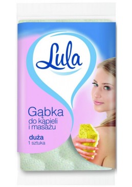 Губка банная для душа и массажа Lula Традиционная, 1 шт